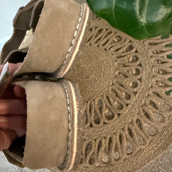 Birkenstock Lutry Tan Suede Slip-On Clogs Shoes 40 - Picture 9 of 10